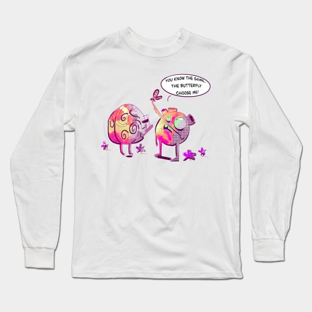 Awkward yeti Long Sleeve T-Shirt by Ninjanese_art